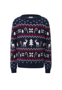 s.Oliver - Strickpullover, Rippbündchen, für Kinder - 59X1 BLUE