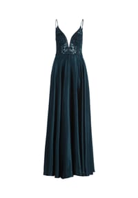Vera Mont - Abendkleid mit Placement - Dusty Slate