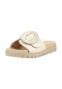 Gabor® - Glattleder Pantoletten - Beige