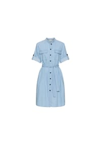 camel active - Sommerkleid mit Knopfleiste - Dunkelblau