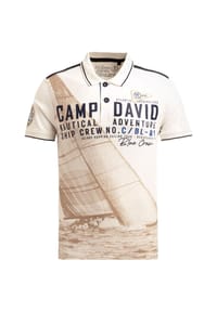CAMP DAVID Poloshirt Cabo Verde Kurzarmshirt mit Polokragen | GALERIA