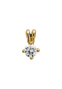 LYOMI - Anhänger 585/- Gold 1 Diamant Lab Grown 0,50ct. - gelb