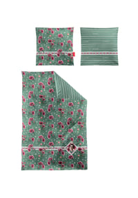 irisette® - Mako-Satin Bettwäsche Set Playa 8580 - 30 grün
