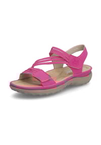 rieker - Lederimitat Sandalen - Fuchsia