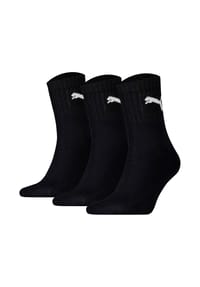 PUMA® - Sportsocken Short Crew 3-Pack - 200 SCHWARZ