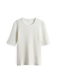 OPUS - Sweatshirt, Halbarm, für Damen - 1004 MILK