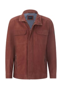 BABISTA - Lederjacke JOMIR - dunkelorange