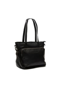 The Chesterfield Brand Alicante - Alicante Schultertasche Leder 31 cm - black