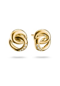 Thomas Sabo - Ohrstecker Together mit Zirkonia - gelbgoldfarben