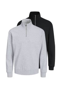 JACK & JONES - Sweattroyer 2er Pack Bradley - Hellgrau / beige