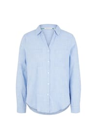 TOM TAILOR - Hemdbluse, Brusttaschen, für Damen - 38887 SOFT LEMON