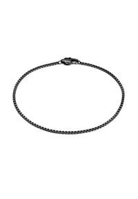 TRUE REBELS - Herren Armband aus Edelstahl in schwarz - schwarz