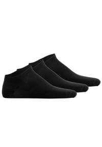 Hudson - Simply Sneakersocken, 3er-Pack, verstärkte Belastungszonen - 0005 BLACK