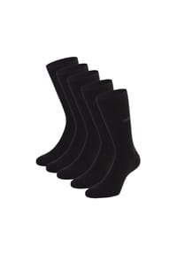 CINQUE - Herren Socken, 5er Pack - Business-Socken, Baumwollmischung, Logo, einfarbig - Anthrazit