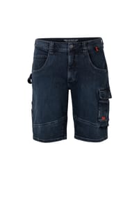 HERO BY JOHN MEDOOX® - LUCAN DENIM WORKWEAR Herren Arbeits-Cargoshorts Jeans kurz - indigo wash
