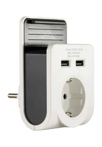 REV RITTER - USB-Ladegerät "USB-Line", mit Adapter, Ladeschale - 
