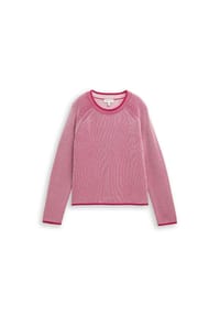 TOM TAILOR - Strickpullover, Seitenschlitzen, für Damen - 39243 PINK