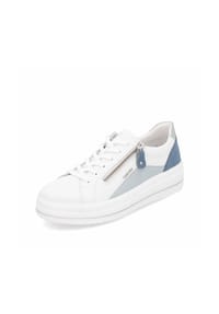 remonte® - Sneaker, Leder, für Damen - WEISS/BLEU/BLEU/