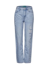 Street One - Jeans - light blue destroyed