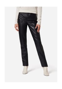 RICANO - Damen Lederhose Low Cut, im simplistischen Design - Rot