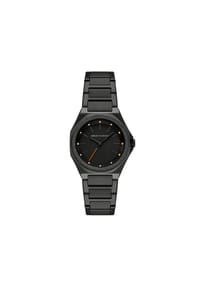 ARMANI EXCHANGE - Armani Exchange Damenuhr 3-Zeiger-Werk Edelstahl schwarz, AX4621 - Schwarz