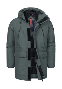 KRONSTADT - Winterjacke KSSutton hood jacket - Urban Green