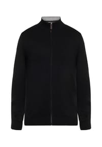GALERIA - Strickjacke, Stehkragen, für Herren - 1 BLACK 7402