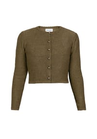EDELNICE - Strickjacke Sophie Khakigrün - grün