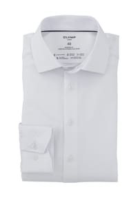 OLYMP - Luxor Businesshemd, Modern Fit, Langarm, Kent-Kragen, für Herren - 00  WEISS