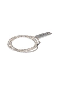 DI PERLE® DI PERLE Schmuckkollektion - Süßwasser Zuchtperlen Armschmuck Armband aus Edelstahl mit Labradorit, 56 cm - weiß