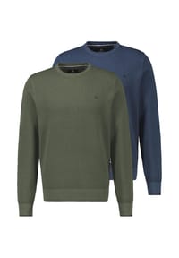 LERROS - Pullover 2er Pack Basic - Schwarz