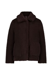 CARTOON - Plüschjacke mit Kragen - Beige