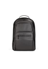 Kazar - Großer Lederrucksack für Männer - Schwarz