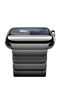 S&T DESIGN - Edelstahl Armband für Apple Watch 42–49mm - schwarz