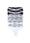 ellesse Damen Strings, 6er Pack - HILLAR, Unterwäsche, Cotton Stretch, Logobund Bild 1