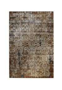 WECONhome - Kurzflorteppich Bel Etage - Charaktervoller Vintage-Teppich, robust - braun