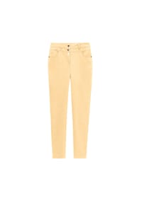 MADELEINE - Highwaist-Jeans aus Power-Stretch - pastellgelb