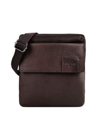 strellson HYDE PARK 1.0 - Umhängetasche, Leder, Reißverschluss - 702 DARKBROWN