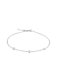 MONCARA - Damen Armband, 585er Weißgold, 3 Diamanten zus. ca. 0,11 Karat - Weißgold