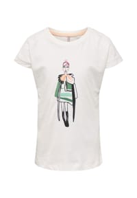 KIDSONLY - T-Shirt LADY LIFE Kurzarmshirt - weiß