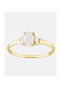 Diamant L'eternel - Ring, mit Perlmutt, 375 Gelbgold - gold