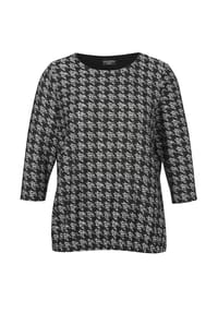 VIA APPIA -DUE- - Sweatshirt mit eingewebtem Jacquardmuster - schwarz multicolor