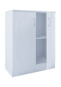VCM. - Holz Kommode | Sideboard mit Drehtüren | Maße ca. H. 87 x B. 70 x T. 36 cm - Balia - Weiß