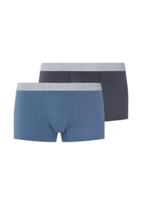 HANRO - Retro Short / Pant Cotton Essentials - Stormy gray / tanzanite