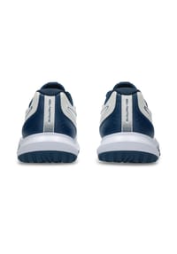 asics - Laufschuhe  Gel-Tactic 13 , Gummi-Sohle, für Herren - WHITE/MAKO BLUE