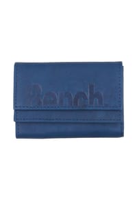 Bench. - Geldbörse Leder 9,5 cm - mittelblau