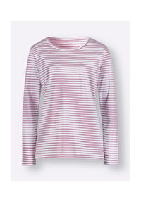 Witt - Shirt - bleu-ecru-geringelt