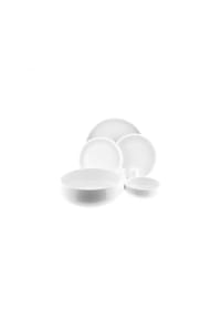 ALMINA® - Belicia 27 Teiliges Tafelservice für 6 Personen Geschirr-Set aus Porzellan - Weiß OneSize
