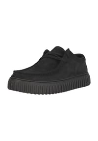 CLARKS® - Mokassin Torhill Lo mit herausnehmbarem Contour-Cushion-Fußbett - 1219 Black Sde