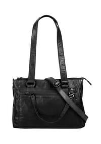 SPIKES & SPARROW® - Shopper Echt Leder - schwarz
